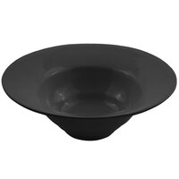 Bon Chef 9172 3 Qt. Black Sandstone Finish Cast Aluminum Wide Rim Bowl