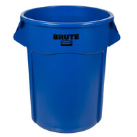 Rubbermaid 1779732 BRUTE 55 Gallon Blue Round Trash Can