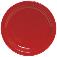 Tuxton NQA-090 TuxCare Healthcare 9" Cayenne Colorado China Plate - 24/Case