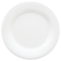 GET WP-9-DW Diamond Mardi Gras 9" Diamond White Wide Rim Round Melamine Plate - 24/Case