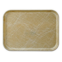 Cambro 926214 8 7/8" x 25 9/16" x 1" Rectangular Abstract Tan Fiberglass Camtray - 12/Case