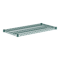 Regency 18" x 36" NSF Green Epoxy Wire Shelf