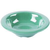 GET B-454-FG Diamond Mardi Gras 4.5 oz. Rainforest Green Melamine Bowl - 48/Case