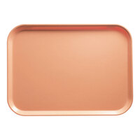 Cambro 2632117 10 7/16" x 12 3/4" (26,5 x 32,5 cm) Rectangular Metric Dark Peach Fiberglass Camtray - 12/Case