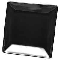 Elite Global Solutions D99SQ Squared Black 9" Square Melamine Plate - 6/Case