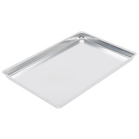 Vollrath 68100 Wear-Ever NSF 18 Gauge 10 1/2" x 15 1/2" Open Bead/Semi-Curled Rim Aluminum Party Pan