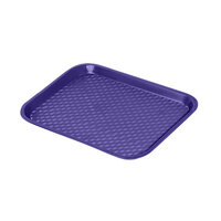 GET FT-16-CB Cobalt Blue 16 1/4" x 12" Customizable Polypropylene Fast Food Tray - 24/Case