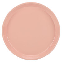 Cambro 1950117 19 1/2" Low Profile Round Dark Peach Customizable Fiberglass Camtray - 12/Case