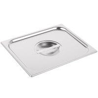 Vollrath 75120 Super Pan V® 1/2 Size Solid Stainless Steel Steam Table / Hotel Pan Cover