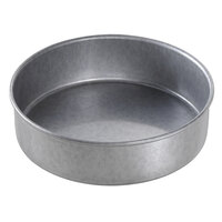 Chicago Metallic 47026 7" x 2" Glazed Aluminized Steel Round Cake Pan