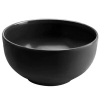 Elite Global Solutions M925R5B Classics 3.75 Qt. Black Round Melamine Bowl