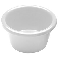 Elite Global Solutions R3SM Melamine Ramekins 3 oz. White Round Melamine Ramekin - 6/Case