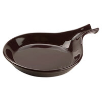 Tuxton BAP-130 28.5 oz. Caramel China Fry Pan Server - 6/Case