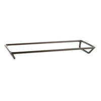 Elite Global Solutions QSS8202-RC 8" x 20" Black Rubber Coated Steel Rack