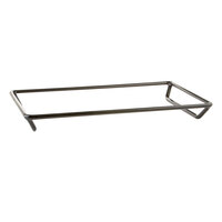 Elite Global Solutions QSS12202-RC 12" x 20" Black Rubber Coated Steel Rack