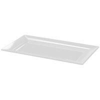 Elite Global Solutions M135RCNW Stratus White 13 1/2" x 8 1/2" Rectangular Platter