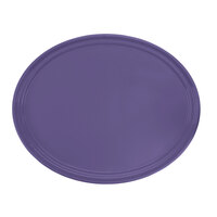 Cambro 2500551 19 1/4" x 24" Oval Grape Fiberglass Camtray - 6/Case