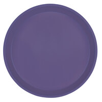 Cambro 1950551 19 1/2" Low Profile Round Grape Customizable Fiberglass Camtray - 12/Case