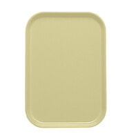 Cambro 1116536 10 7/8" x 15 7/8" Lemon Chiffon Customizable Insert for 1622 Fiberglass Camtray - 24/Case