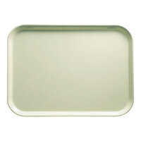 Cambro 2632429 10 7/16" x 12 3/4" (26,5 x 32,5 cm) Rectangular Metric Key Lime Fiberglass Camtray - 12/Case