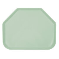 Cambro 1422TR429 14" x 22" Trapezoid Key Lime Customizable Fiberglass Camtray - 12/Case