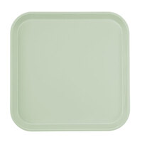 Cambro 1313429 13" x 13" (33 x 33 cm) Square Metric Key Lime Customizable Fiberglass Camtray - 12/Case