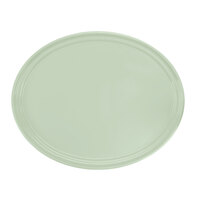 Cambro 2700429 22" x 26 7/8" Oval Key Lime Fiberglass Camtray - 6/Case