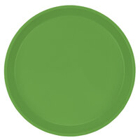 Cambro 1950113 19 1/2" Low Profile Round Lime-ade Customizable Fiberglass Camtray - 12/Case