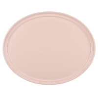 Cambro 2500106 19 1/4" x 24" Oval Light Peach Fiberglass Camtray - 6/Case