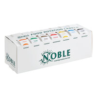 Noble Products 7-Slot Dispenser with 7 Removable 1" Day of the Week Label Rolls