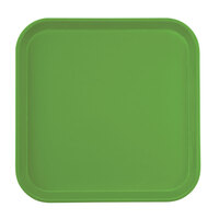 Cambro 1313113 13" x 13" (33 x 33 cm) Square Metric Lime-ade Customizable Fiberglass Camtray - 12/Case