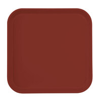 Cambro 1313501 13" x 13" (33 x 33 cm) Square Metric Real Rust Customizable Fiberglass Camtray - 12/Case