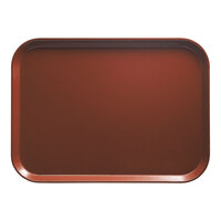 Cambro 3343501 13" x 17" (33 x 43 cm) Rectangular Metric Real Rust Fiberglass Camtray - 12/Case