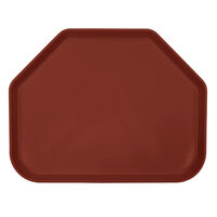 Cambro 1422TR501 14" x 22" Trapezoid Real Rust Customizable Fiberglass Camtray - 12/Case