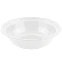 Bon Chef 9054 Queen Anne 10 Qt. White Sandstone Finish Cast Aluminum Salad Bowl