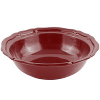 Bon Chef 9054 Queen Anne 10 Qt. Terra Cotta Sandstone Finish Cast Aluminum Salad Bowl