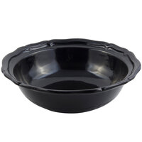 Bon Chef 9054 Queen Anne 10 Qt. Black Sandstone Finish Cast Aluminum Salad Bowl