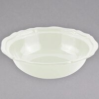 Bon Chef 9054 Queen Anne 10 Qt. Ivory Sandstone Finish Cast Aluminum Salad Bowl