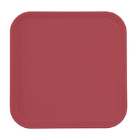 Cambro 1313410 13" x 13" (33 x 33 cm) Square Metric Raspberry Cream Customizable Fiberglass Camtray - 12/Case