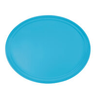 Cambro 2700518 22" x 26 7/8" Oval Robin Egg Blue Fiberglass Camtray - 6/Case