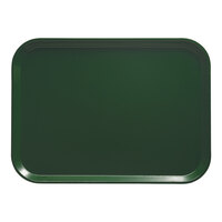 Cambro 3046119 11 13/16" x 18 1/8" (30 x 46 cm) Rectangular Metric Sherwood Green Fiberglass Camtray - 12/Case