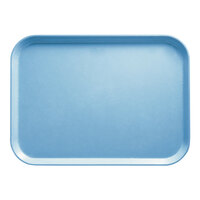 Cambro 3046410 11 13/16" x 18 1/8" (30 x 46 cm) Rectangular Metric Robin Egg Blue Fiberglass Camtray - 12/Case