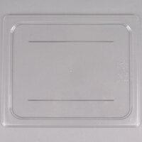 Cambro 20CWC135 Camwear 1/2 Size Clear Polycarbonate Flat Lid