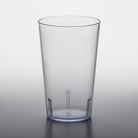 GET 5032-1-CL 32 oz. Clear Customizable SAN Plastic Pebbled Tumbler - 48/Case