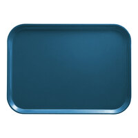 Cambro 3753401 14 9/16" x 20 7/8" (37 x 53 cm) Rectangular Metric Slate Blue Fiberglass Camtray - 12/Case