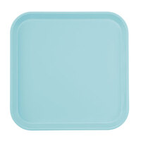 Cambro 1313177 13" x 13" (33 x 33 cm) Square Metric Sky Blue Customizable Fiberglass Camtray - 12/Case