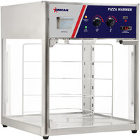 Omcan 20427 Rotating 4-Tiered Pizza Merchandiser with Four 18" Pizza Racks - 110V