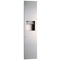 Bobrick B-380349 TrimLineSeries Surface-Mounted Rectangular Paper Towel Dispenser / Trash Can