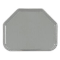 Cambro 1520TR199 14 9/16" x 19 1/2" Trapezoid Taupe Customizable Fiberglass Camtray - 12/Case