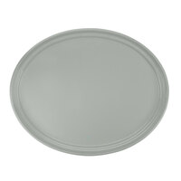 Cambro 2500199 19 1/4" x 24" Oval Taupe Fiberglass Camtray - 6/Case